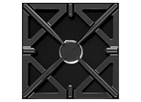 Bluestar 735802 Grate, Gloss Black